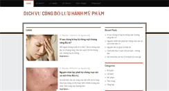 Desktop Screenshot of congboluuhanhmypham.net